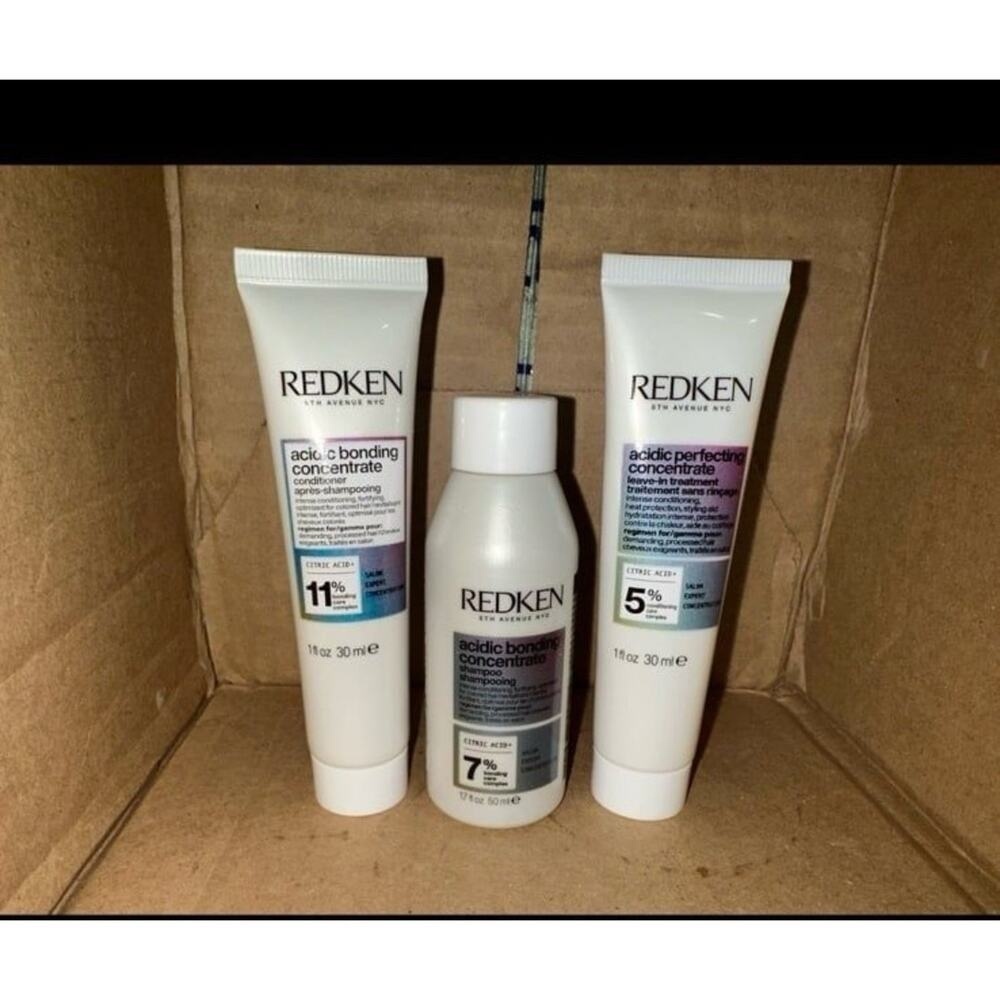 Redken Acidic Bonding Concentrate shampoo conditioner‎ leave in travel